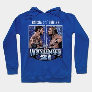 Triple H Vs. Batista WrestleMania 21 Hoodie